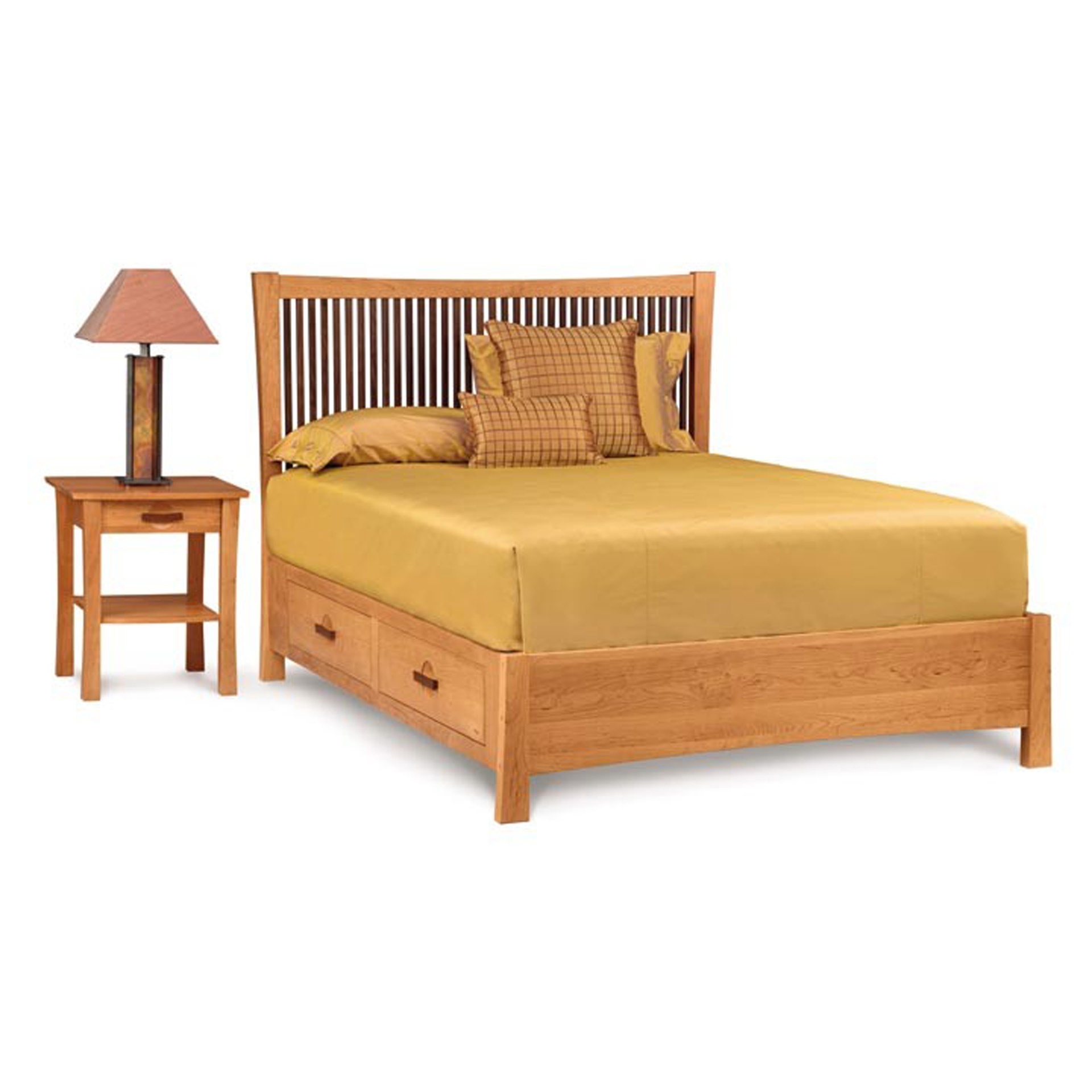 Copeland Furniture Berkeley 1Drawer Nightstand with Shelf