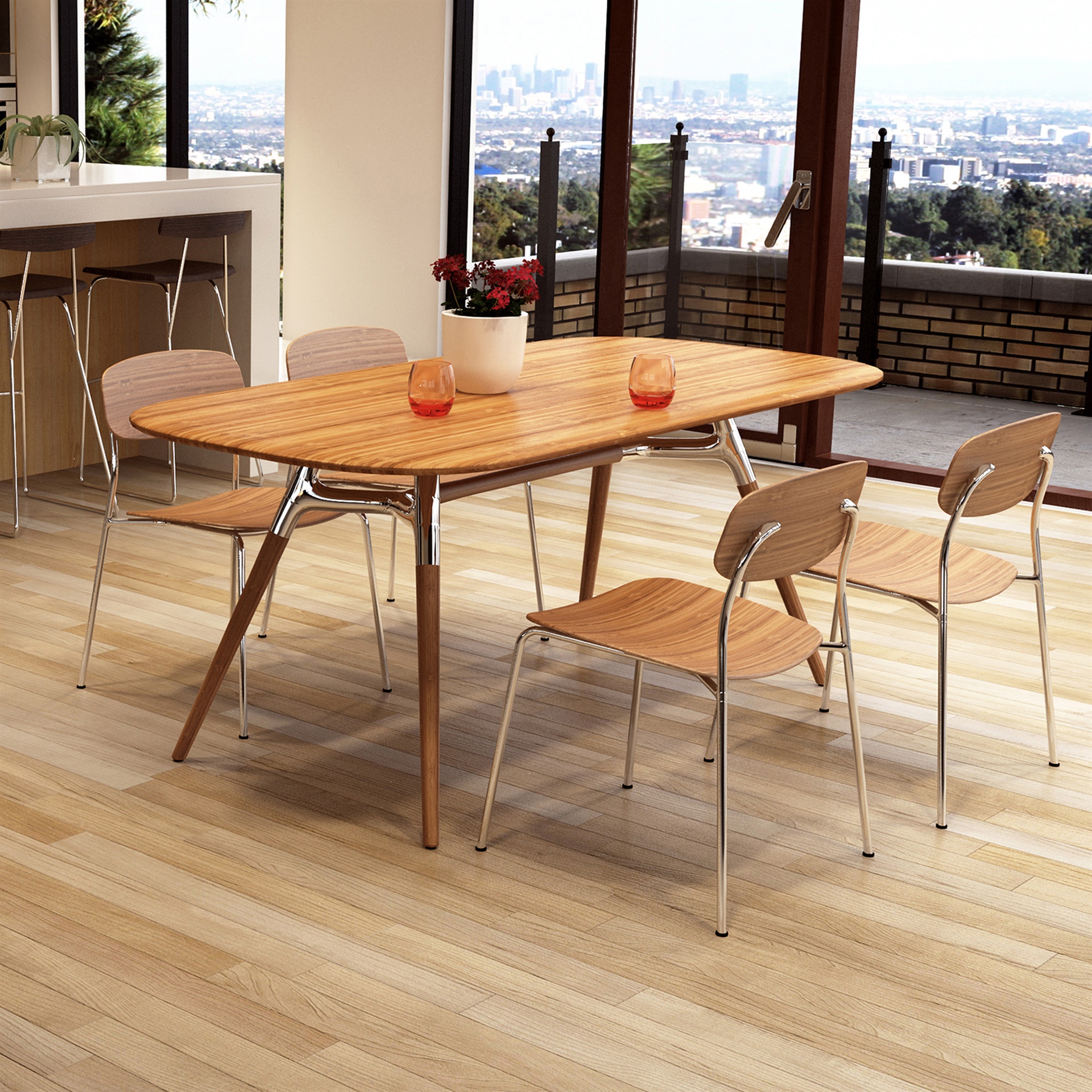 Montreal Dining Chair in Classic Bamboo