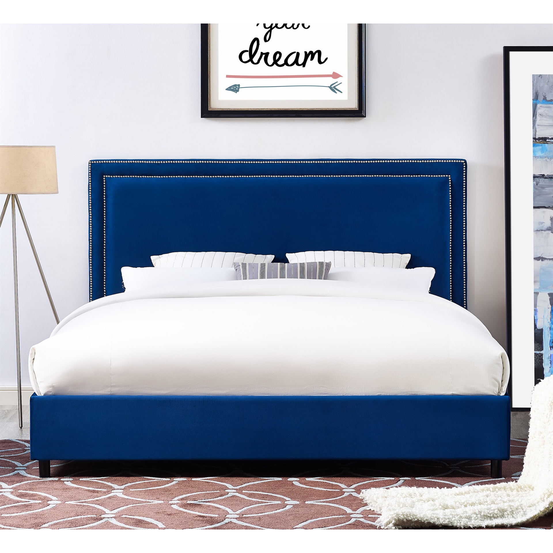 Haven Velvet Bed