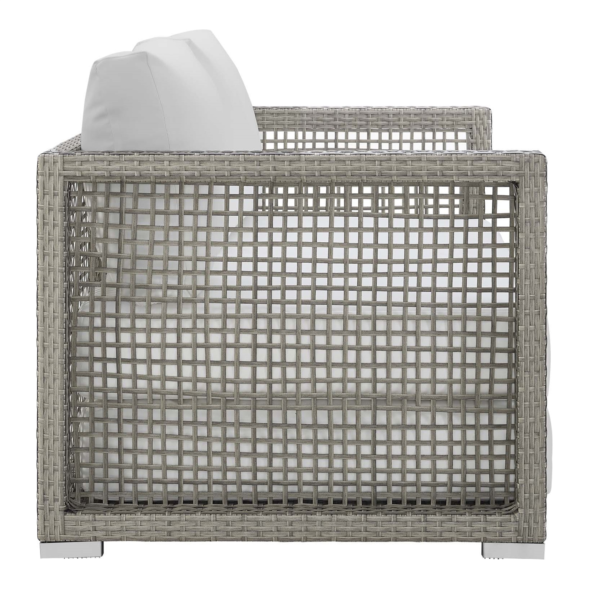 Aura Outdoor Patio Wicker Rattan Loveseat