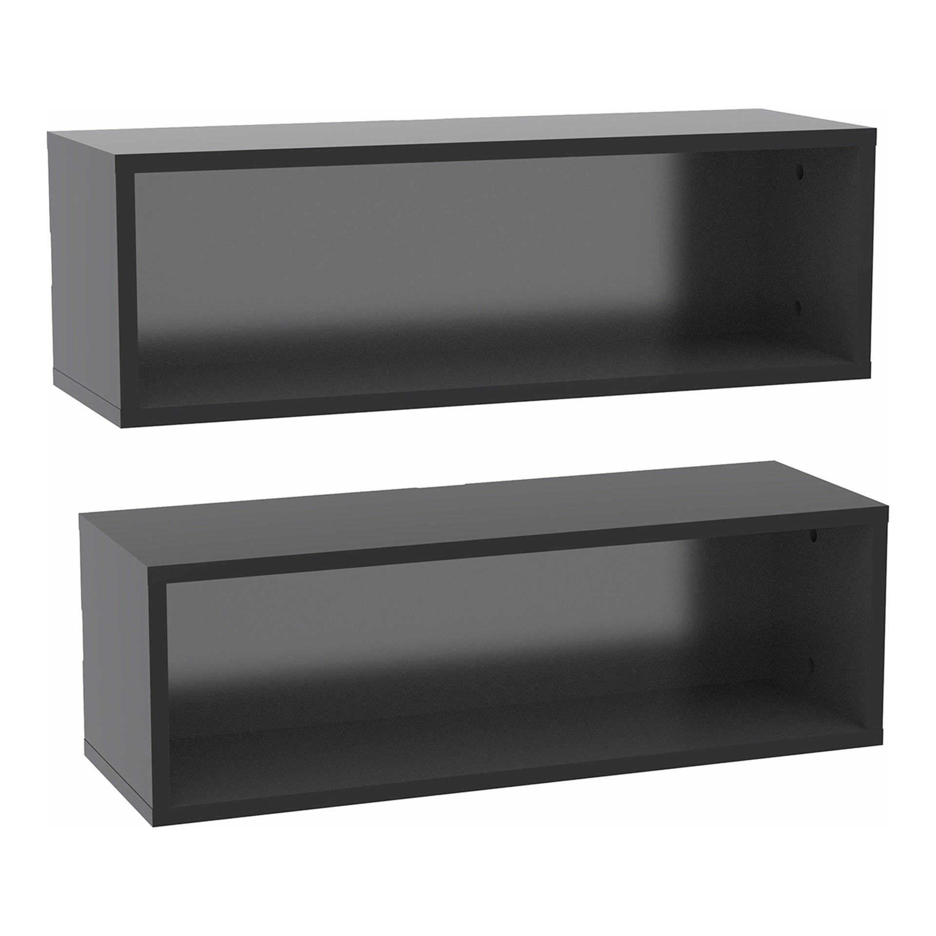 Avenue 2Piece Rectangular Wall Shelves