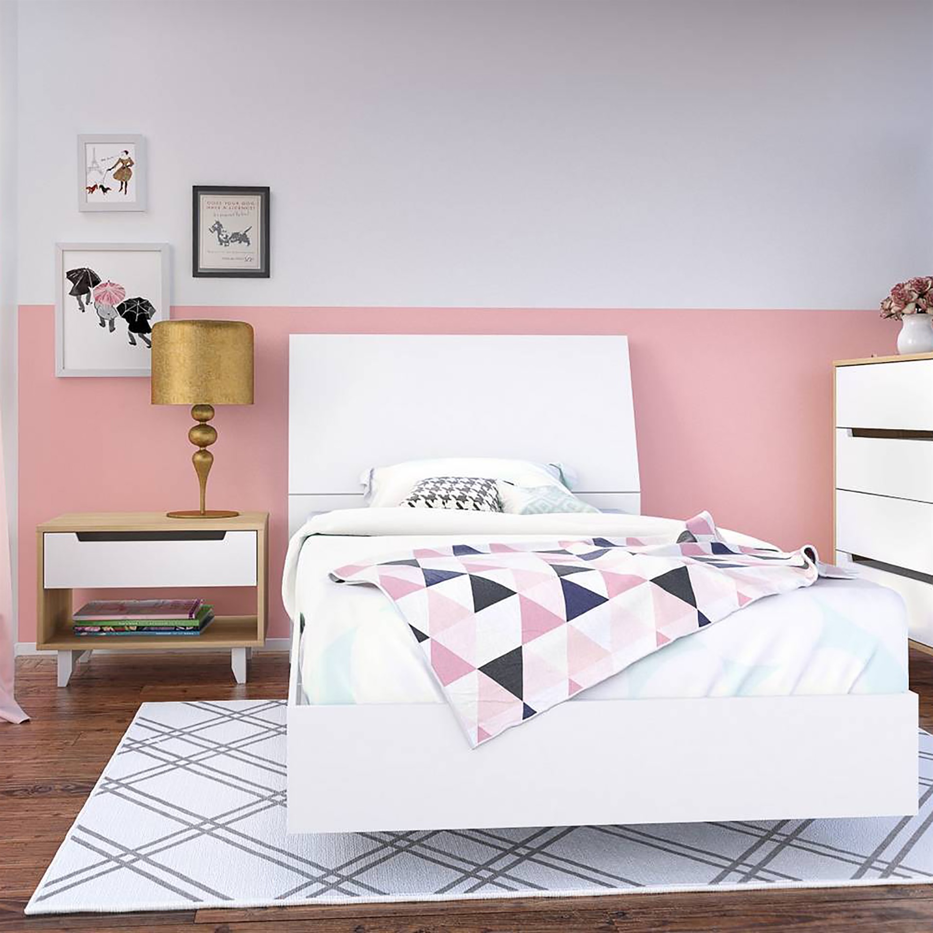 Blvd Twin Size Headboard