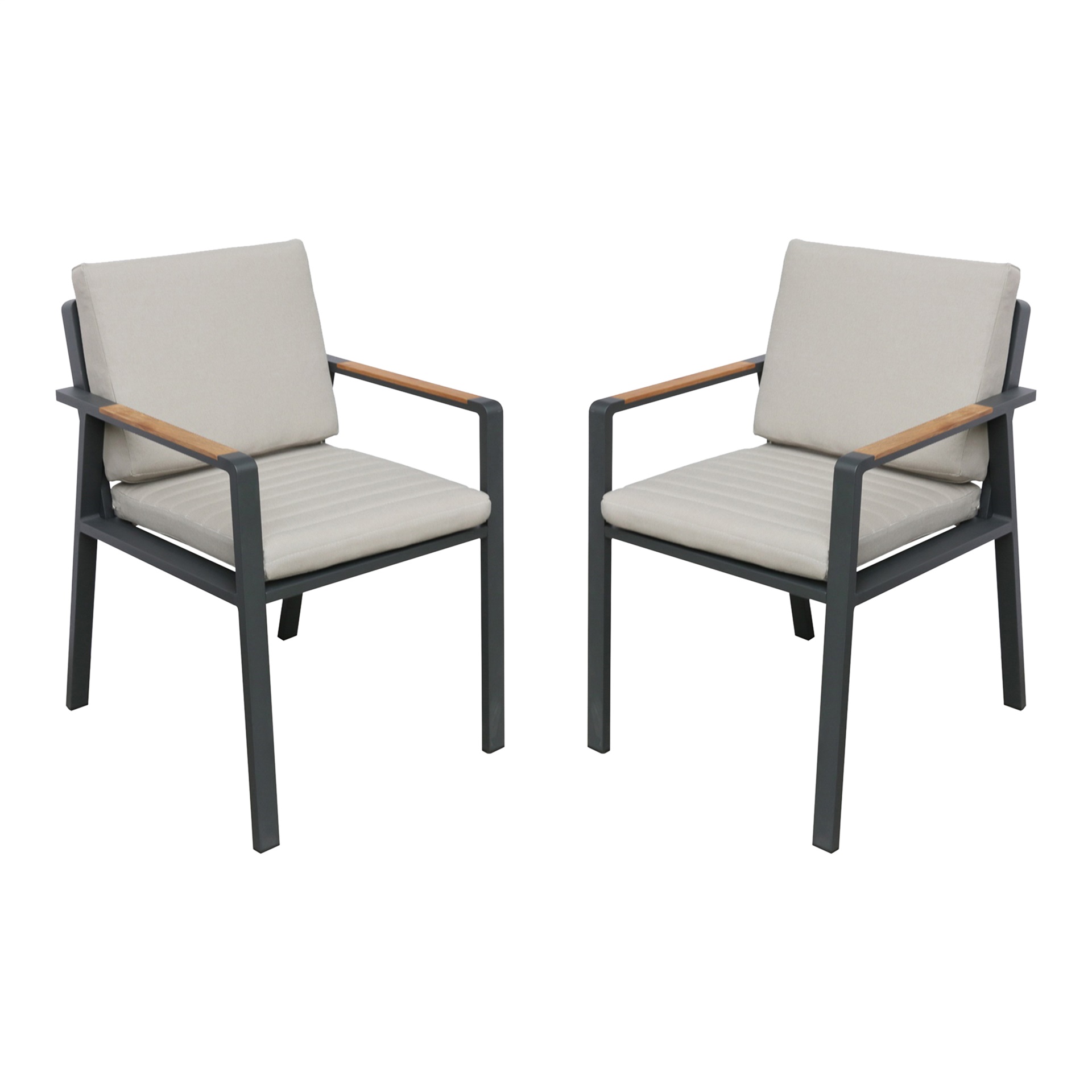 Modern Outdoor Metal Dining ChairNorfolkInmod