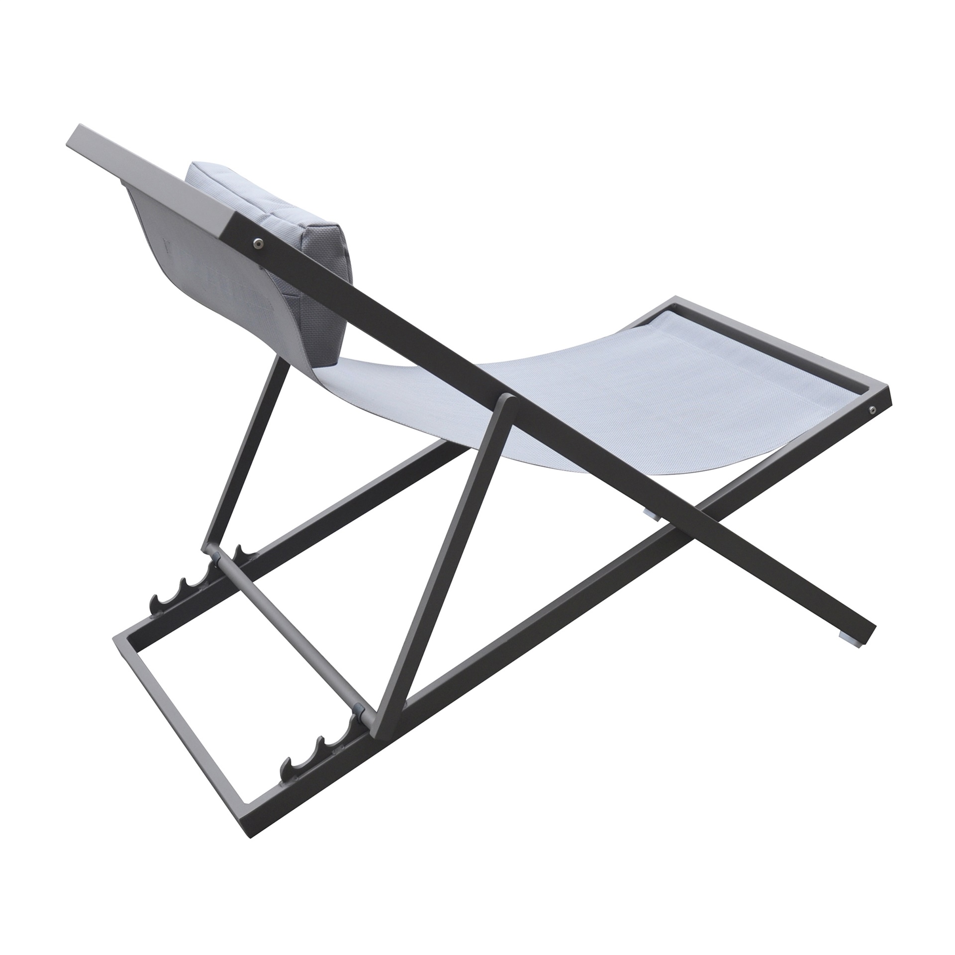 Metal Outdoor Lounge Sling Deck ChairSlingInmod