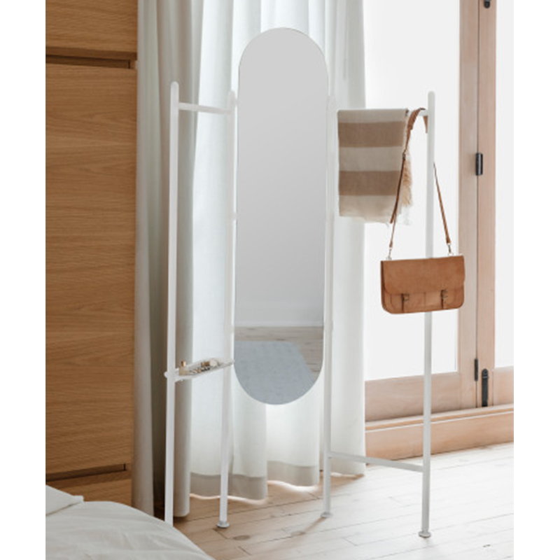 Vala Floor Mirror and Clothing Valet