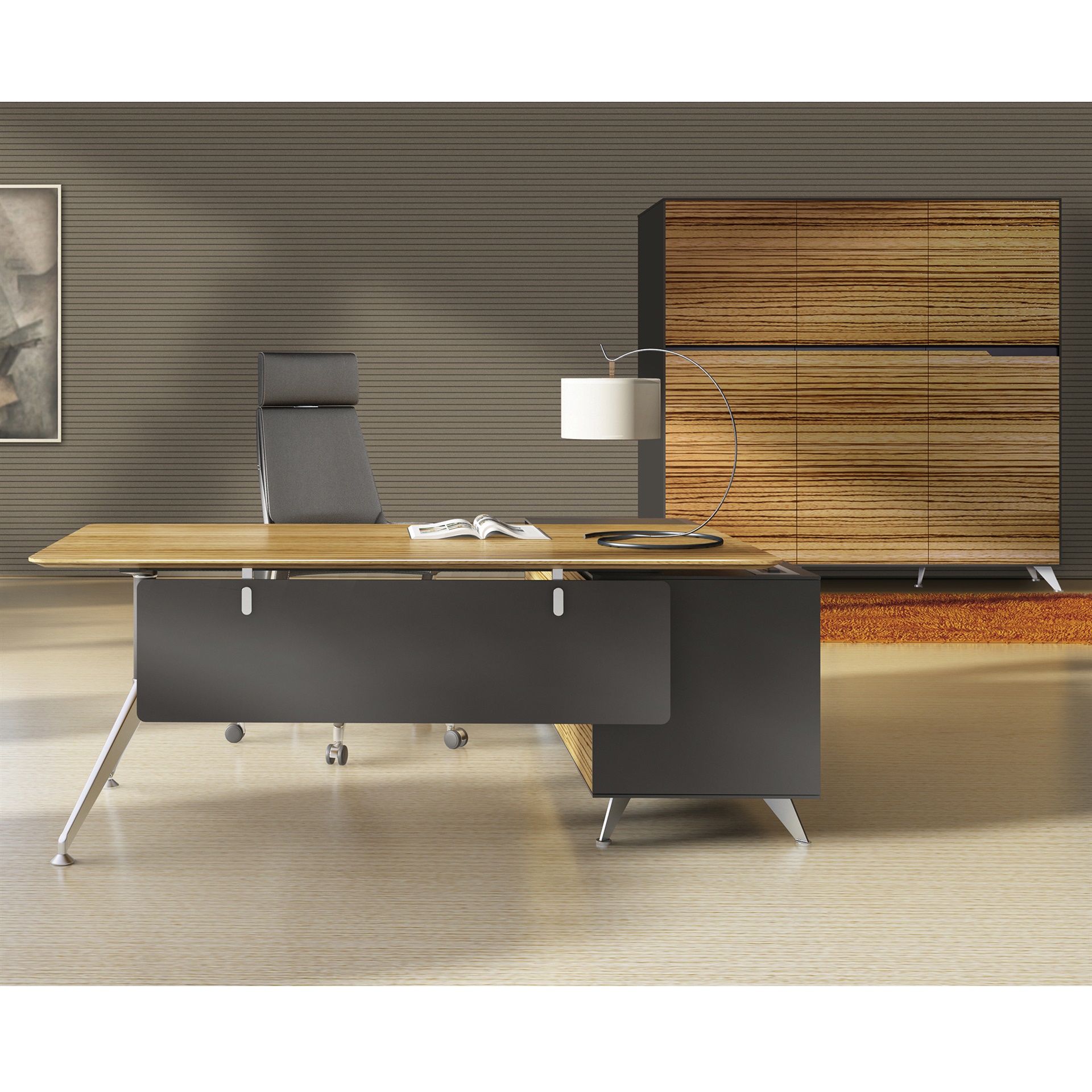 400 Series Executive Desk with Return