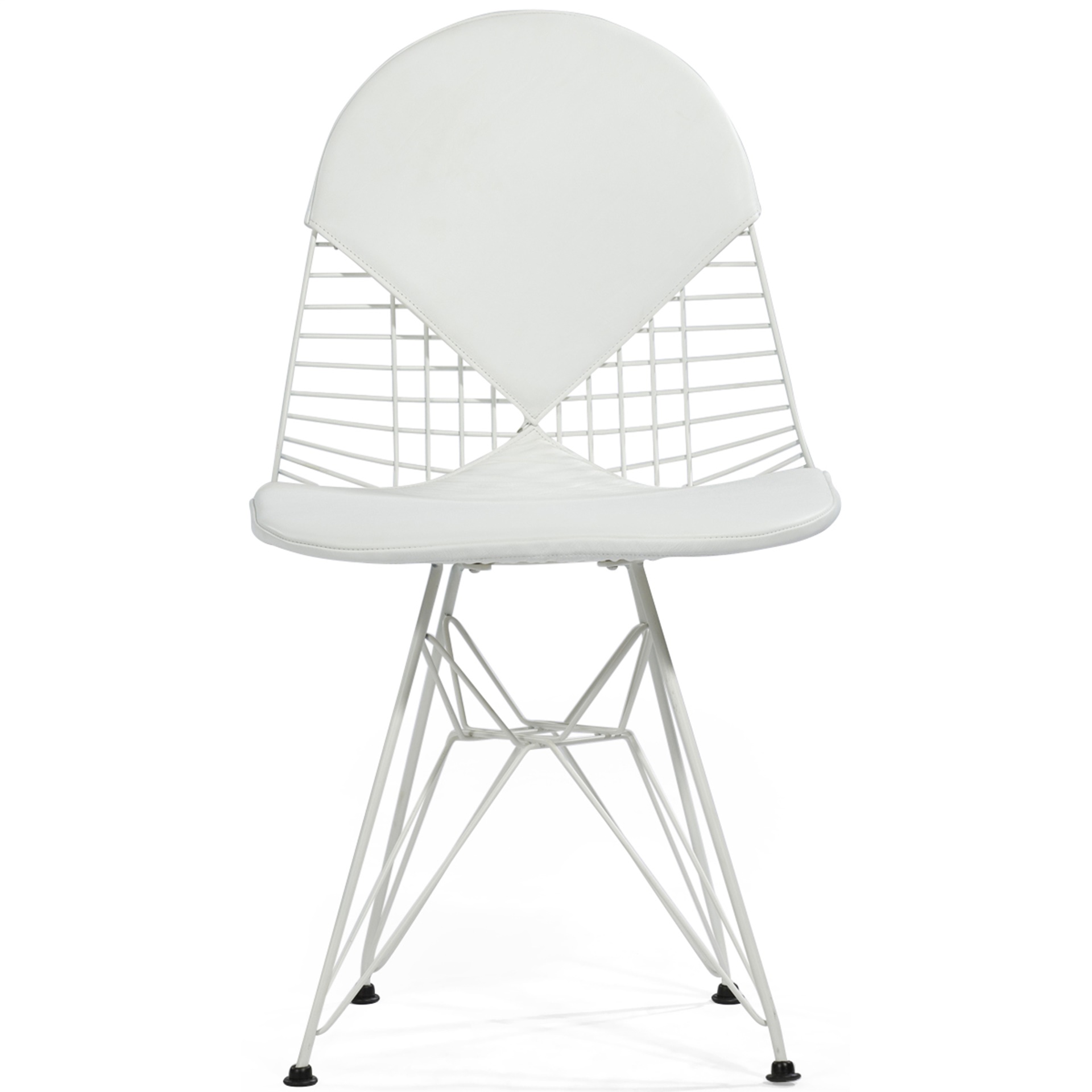 Upholstered Wire Chair