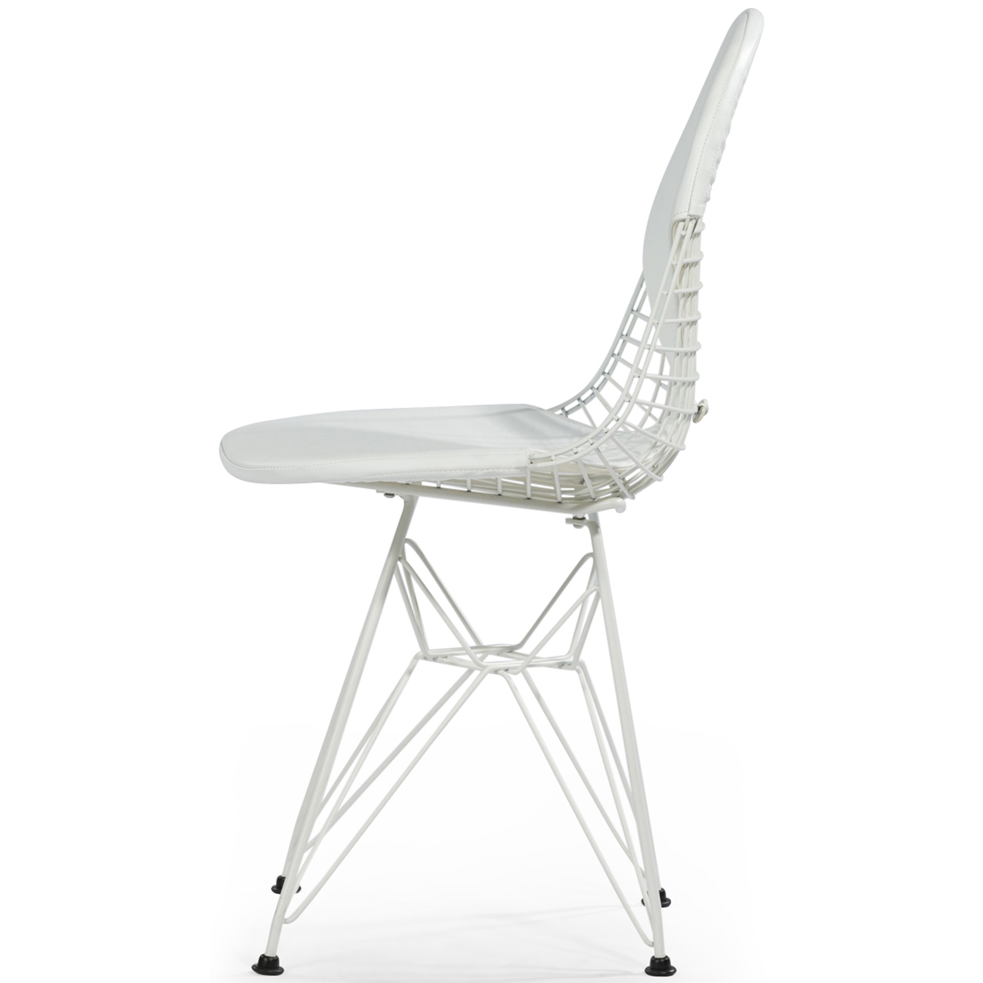 Upholstered Wire Chair