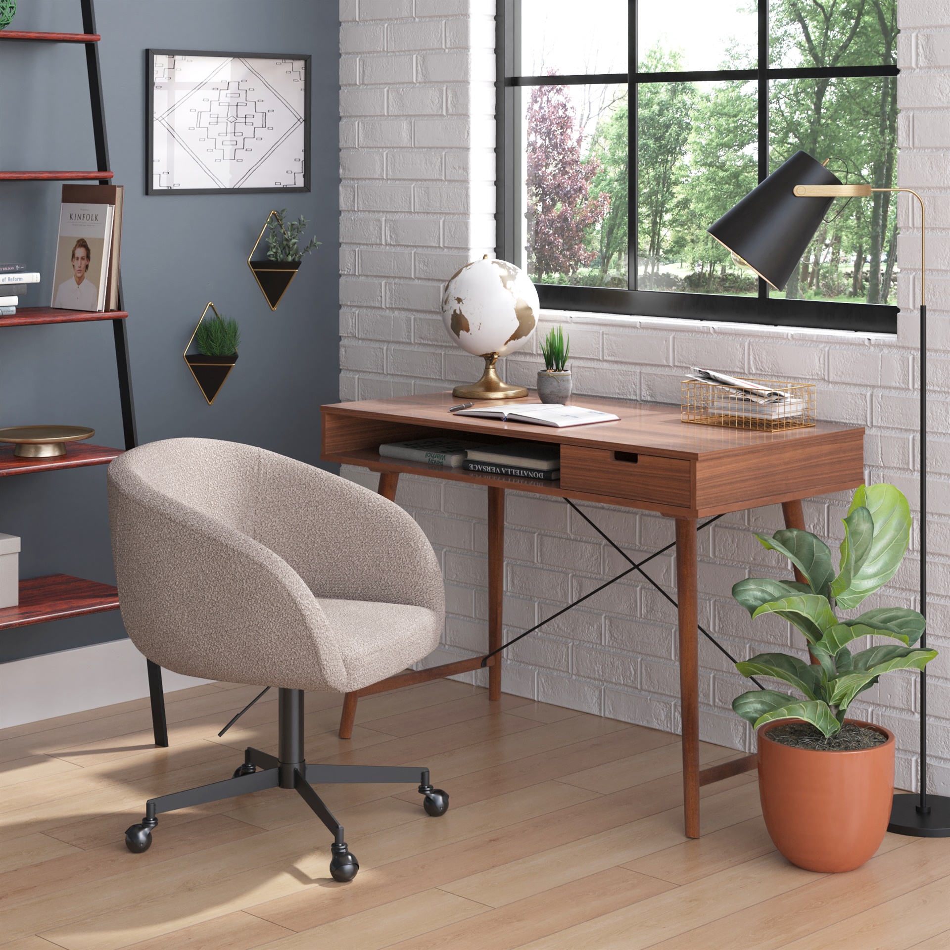 Valencia Boucle Office Chair