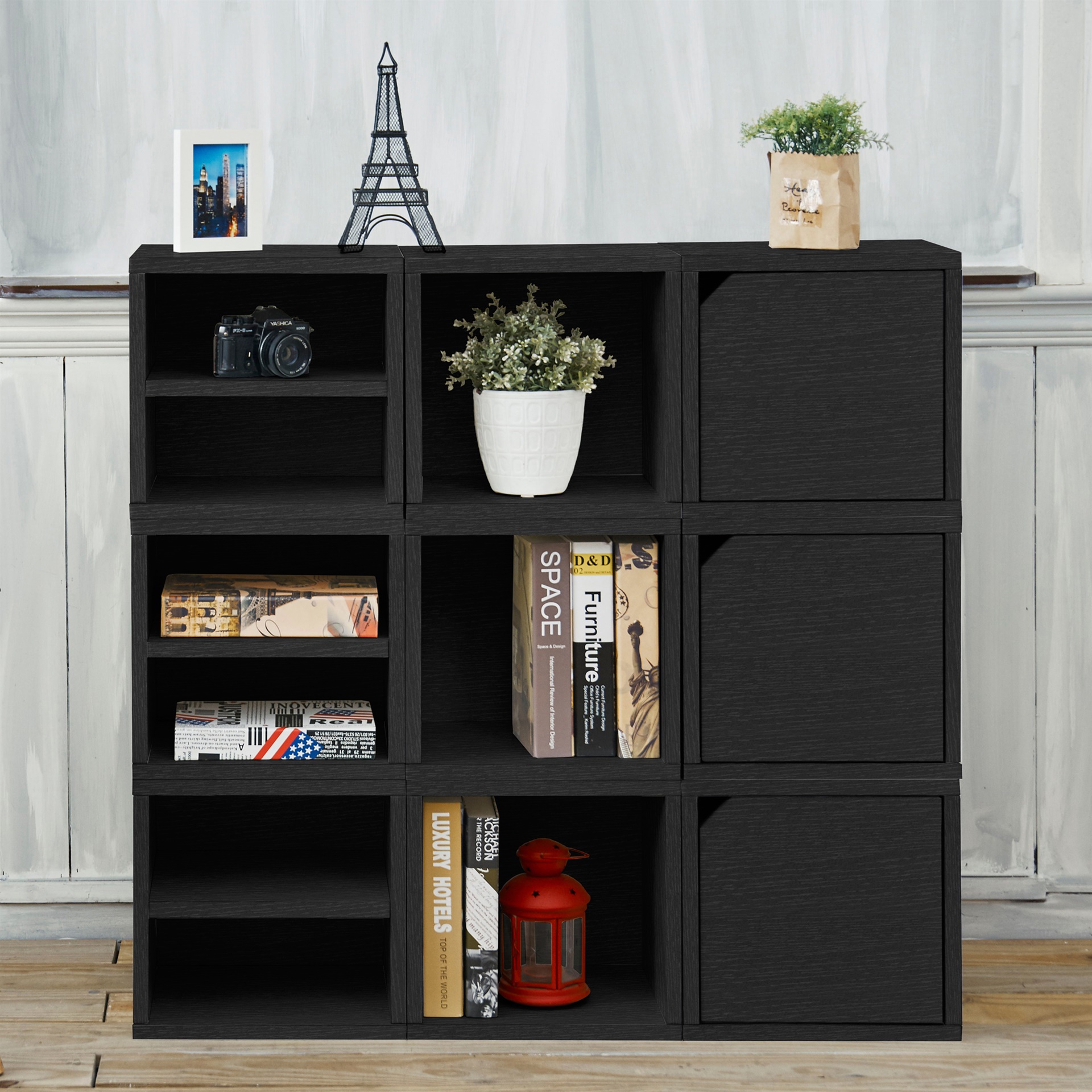 Way Basics Eco Friendly Stackable Connect Storage Cube with Door
