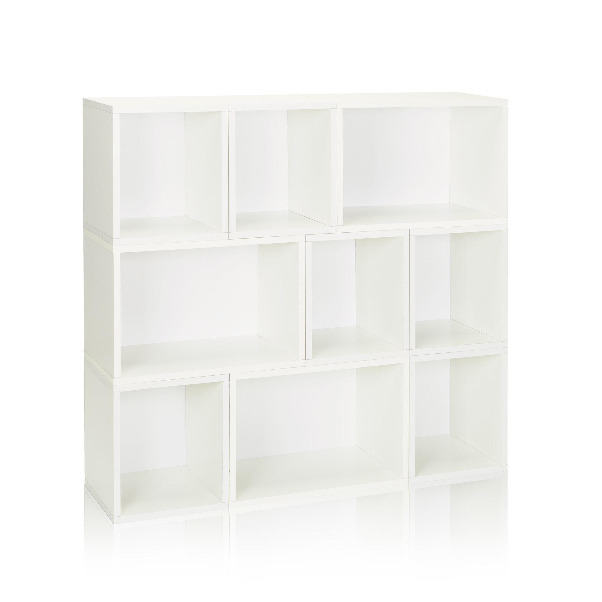 Way Basics Eco Friendly Stackable Oxford Modular Bookcase and Storage Shelf
