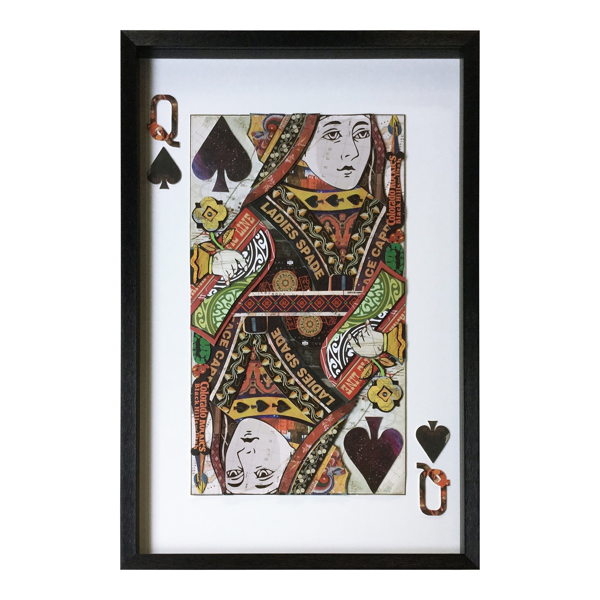 Queen Of Spades Wall Art