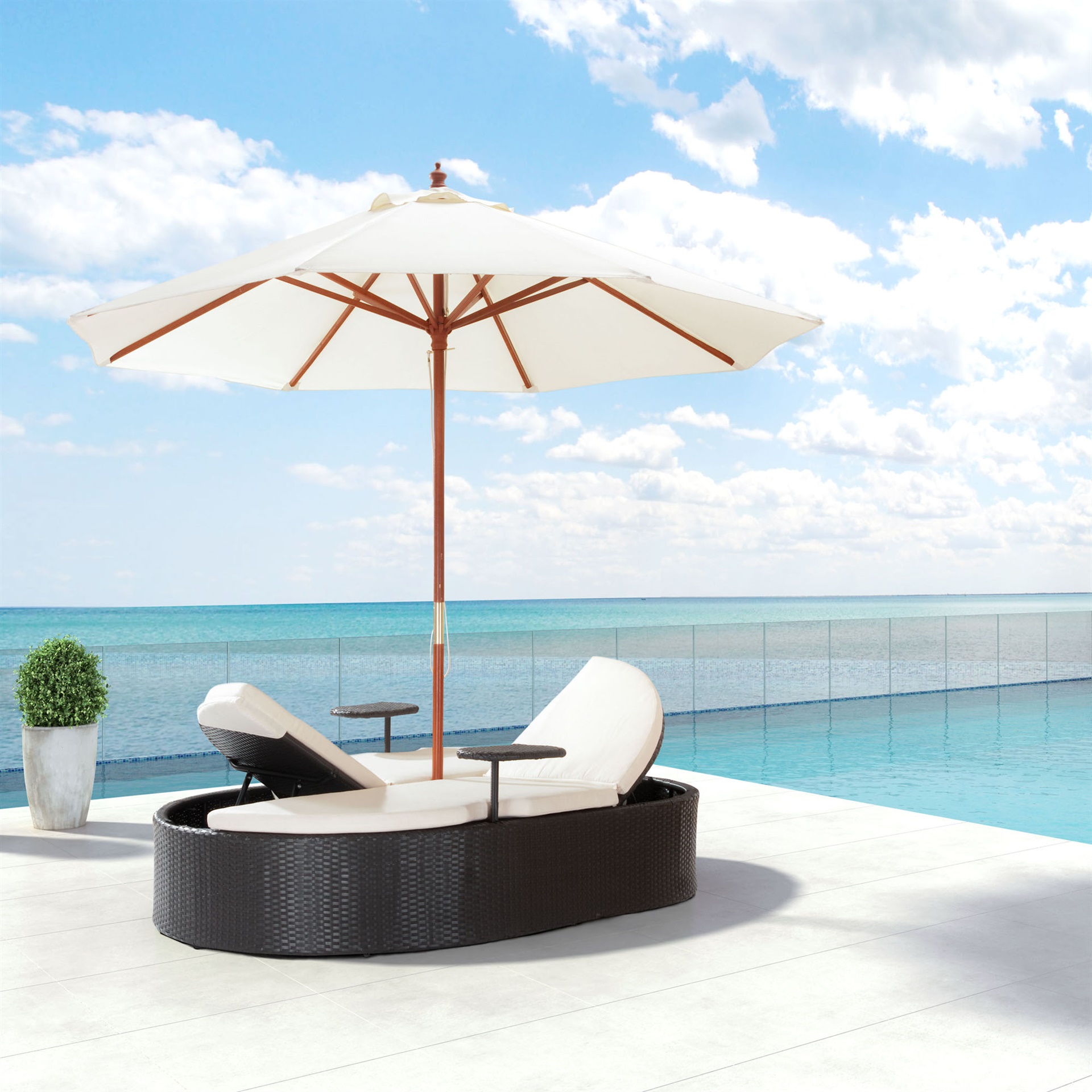 Hampton Double Chaise Lounge