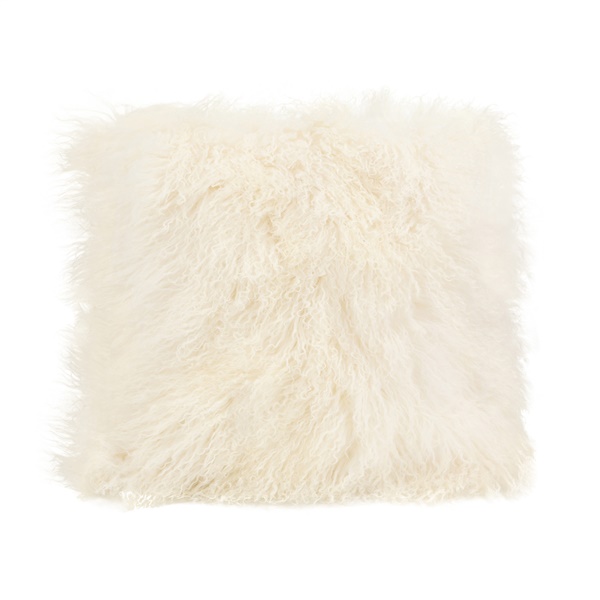 large fur pillows