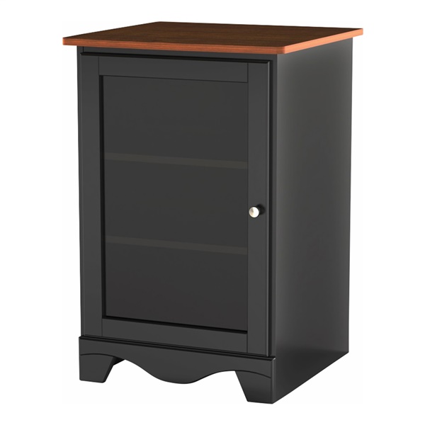 Pinnacle 1Door Audio Tower (Cherry and Black)
