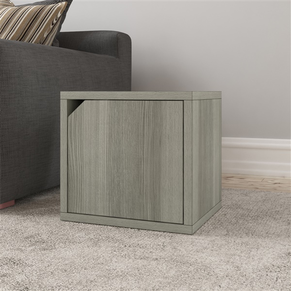 Way Basics Eco Friendly Stackable Connect Storage Cube with Door