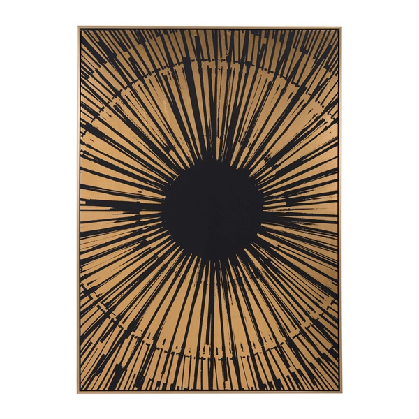 Gold Sunburst Canvas