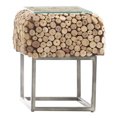 Pebble Square End Table