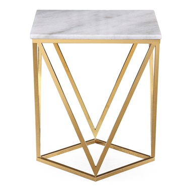 Clarence Marble Side Table