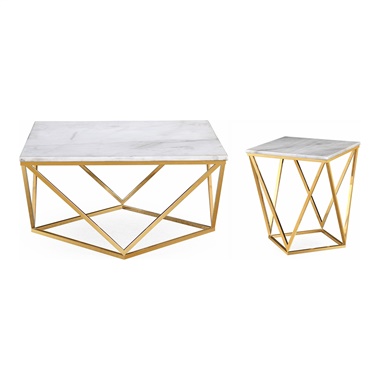 Clarence Marble Table Set
