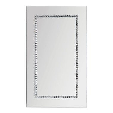 Embedded Jewels Mirror