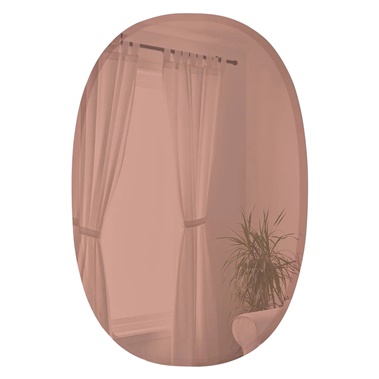 Hub Bevy Oval Mirror