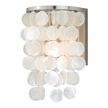 Elsa Capiz Shell 8" Wall Light