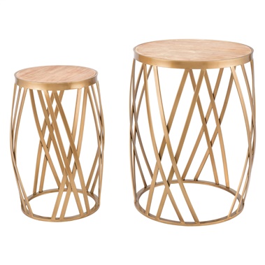 Criss Cross Table (Set of 2)