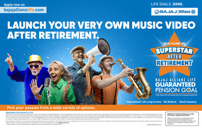 Fulfil your dream to be a Superstar with Bajaj Allianz Life’s ‘Superstar After Retirement’