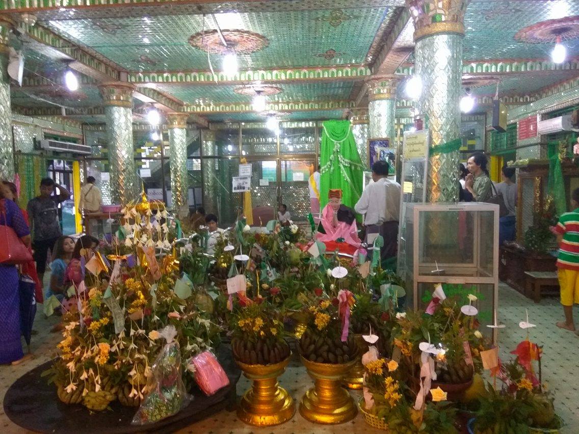 Mya Nan Nwe at Botahtaung Pagoda Yangon Myanamar