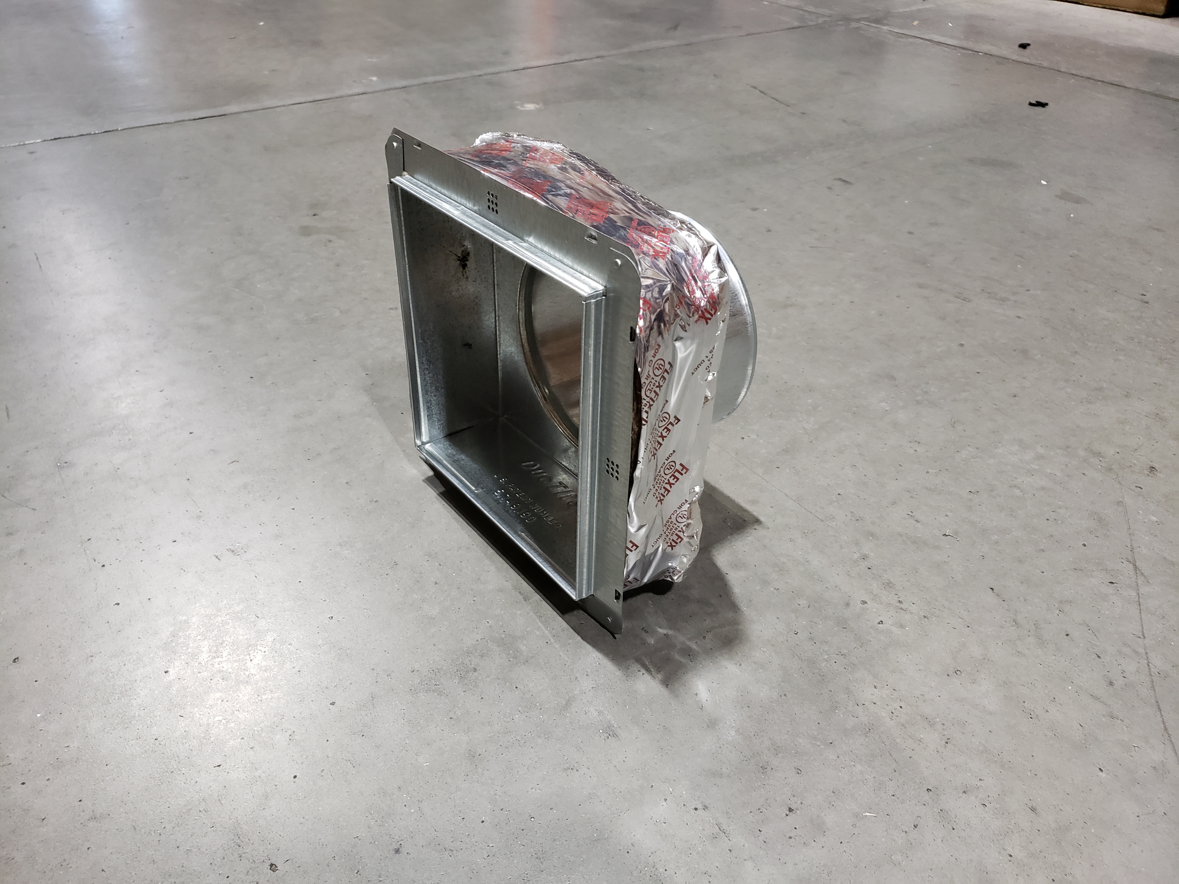 M&M 886 602R8 DucTite REGISTER BOX W/R8 DUCT WRAP 602R8886