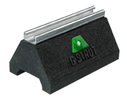 H-BLOCK HBS-10-H-164 PG HBS ROOFTOP SUPPORT WITH 14GA CHANNEL 13/16