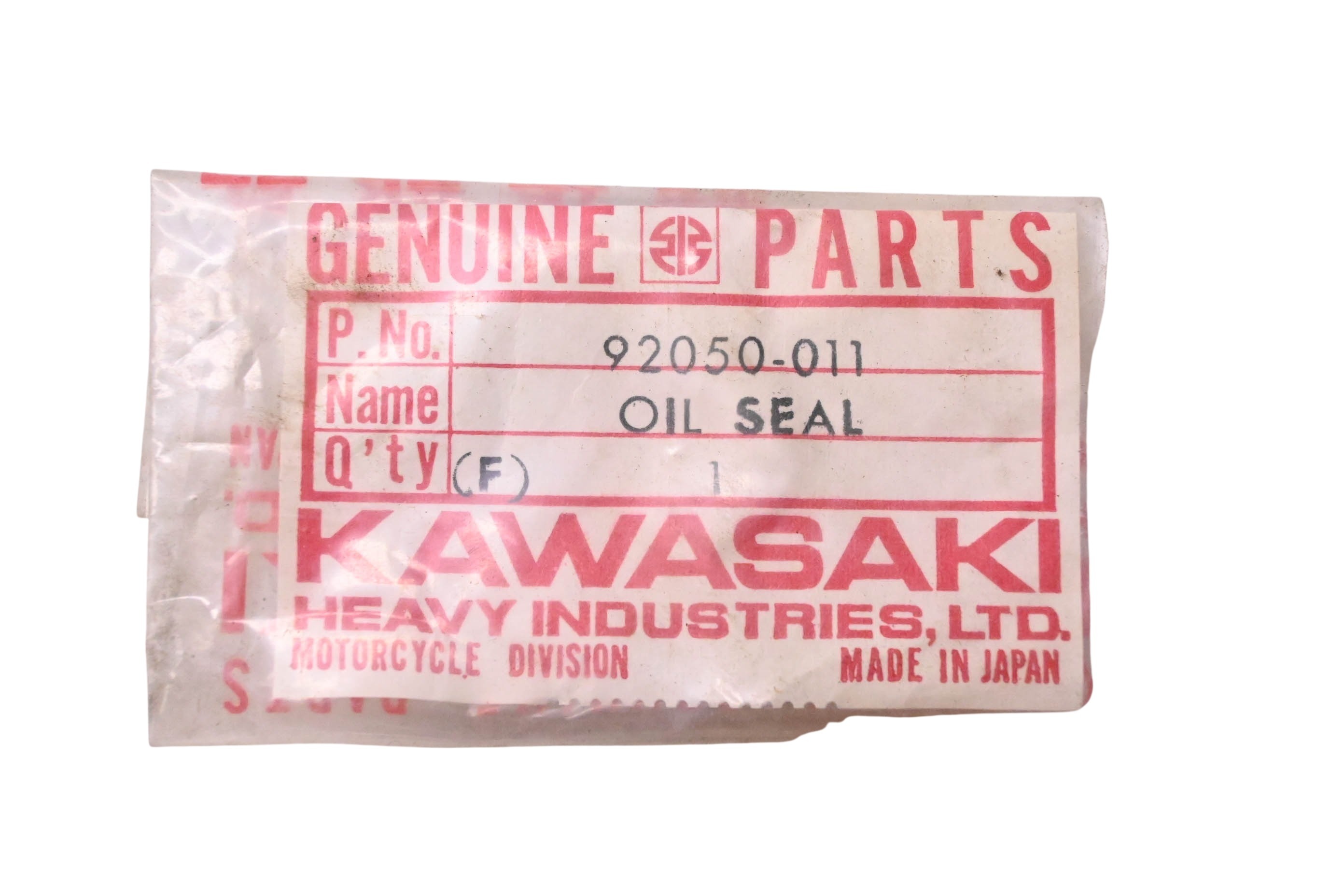 New OEM Kawasaki 92050-011 Brake Drum Oil Seal NOS | eBay