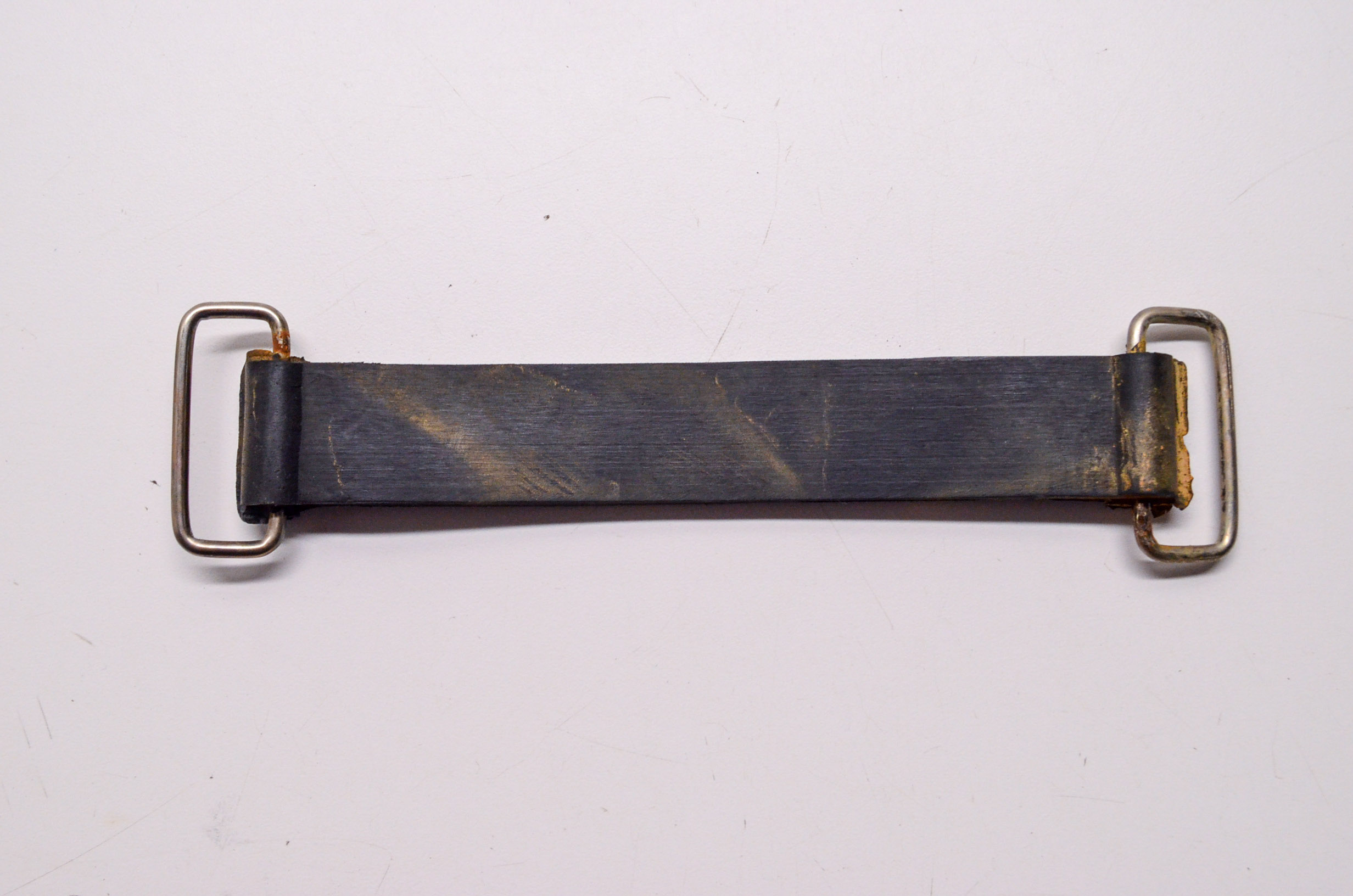 New Custom Chrome Rubber Battery Hold Down Strap Harley Davidson NOS eBay