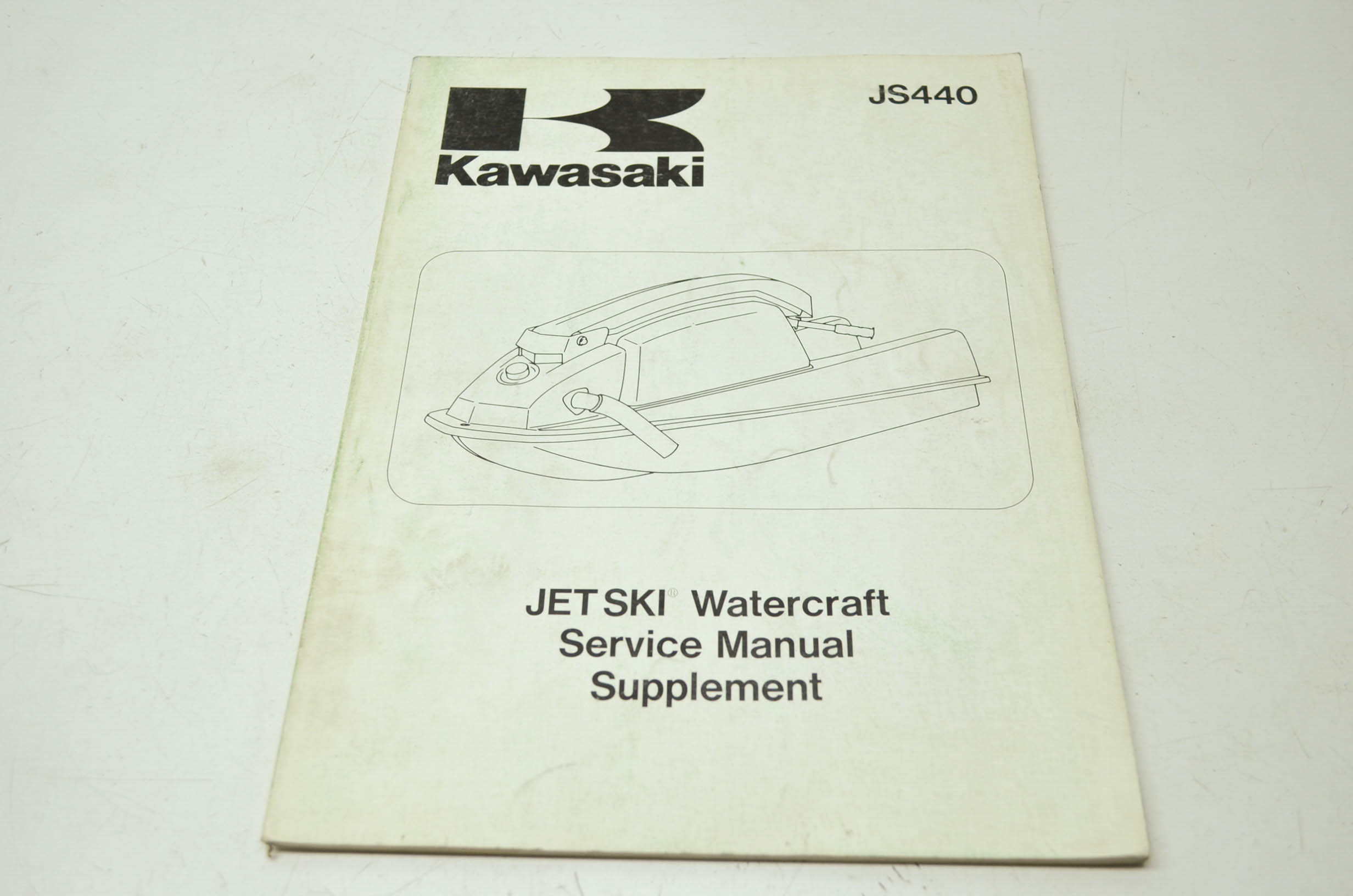 Details about Kawasaki JS440 Jet Ski Service Manual Supplement