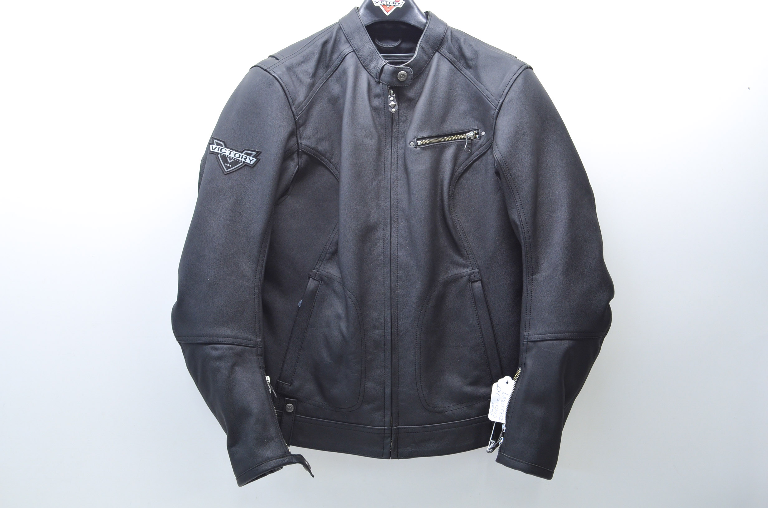 OEM Victory 286321309 Womens XL Black Leather Classic Motorcycle Jacket NOS | eBay