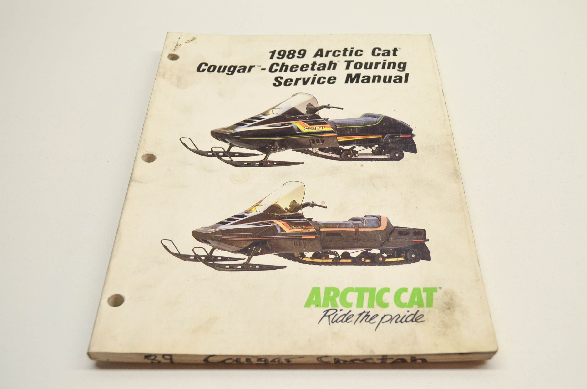 Arctic Cat 1989 Cougar-Cheetah Touring Service Manual