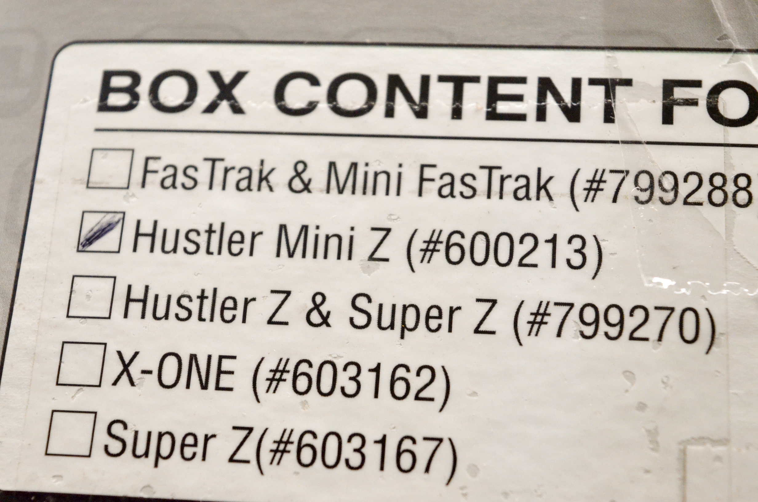 Hustler 600213 Mini Z Flex Forks 48" Kit NOS eBay