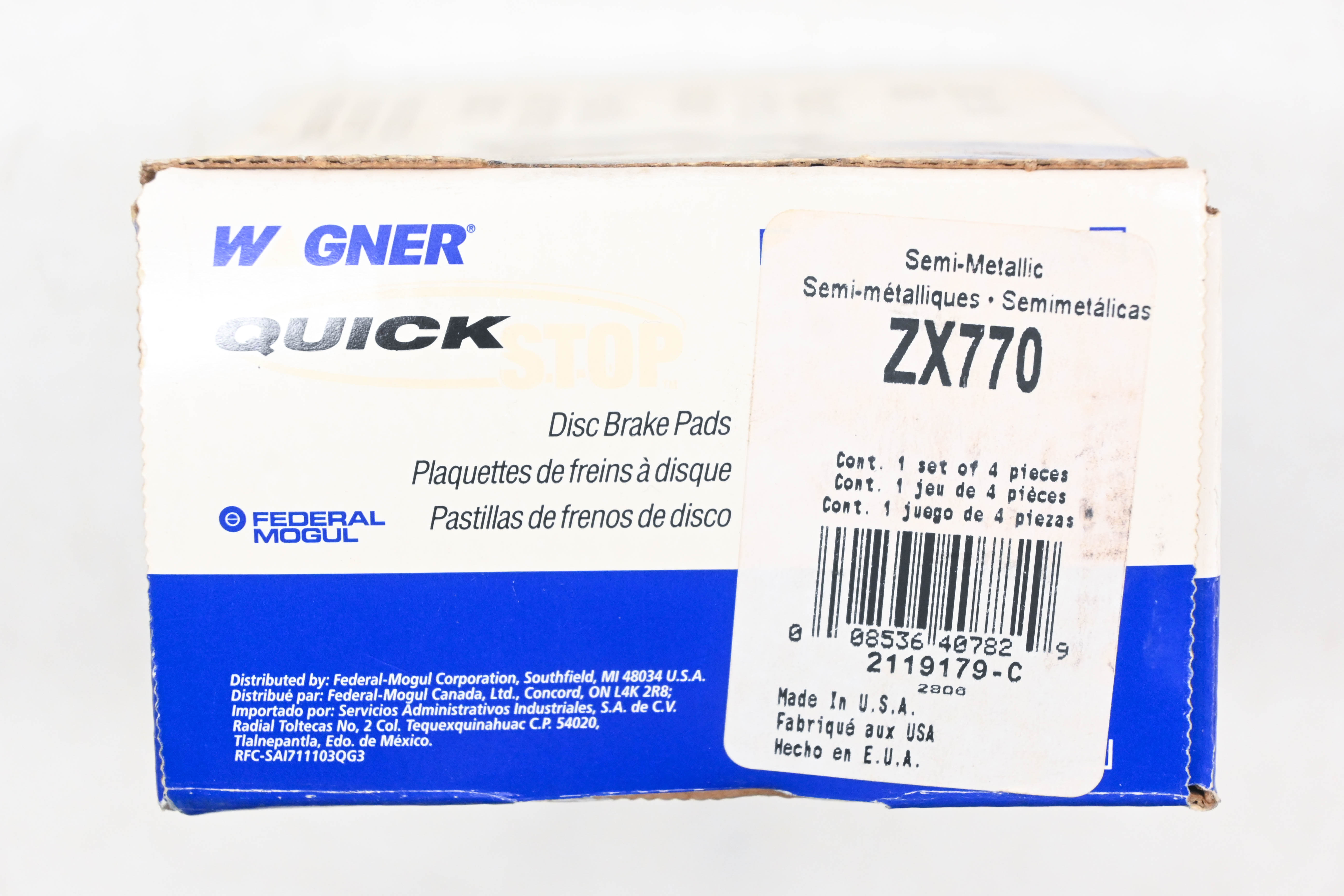 Wagner ZX770 Disc Brake Pad Kit NOS | eBay