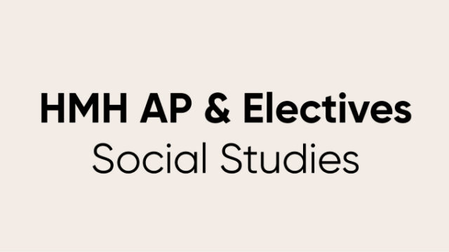 Social studies card grid block hmh AP WF1467761