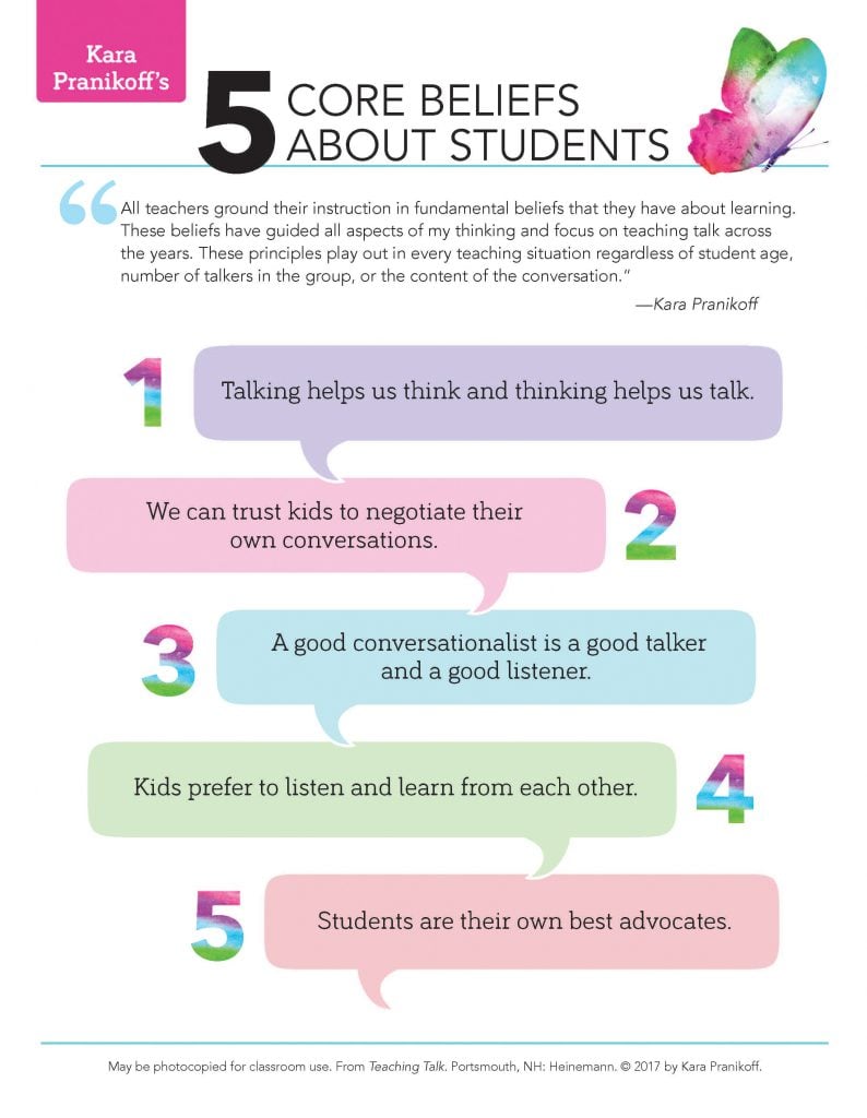 Teaching Talk 5 Core Beliefs Pranikoff