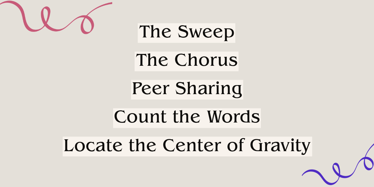 Responding to Freewriting