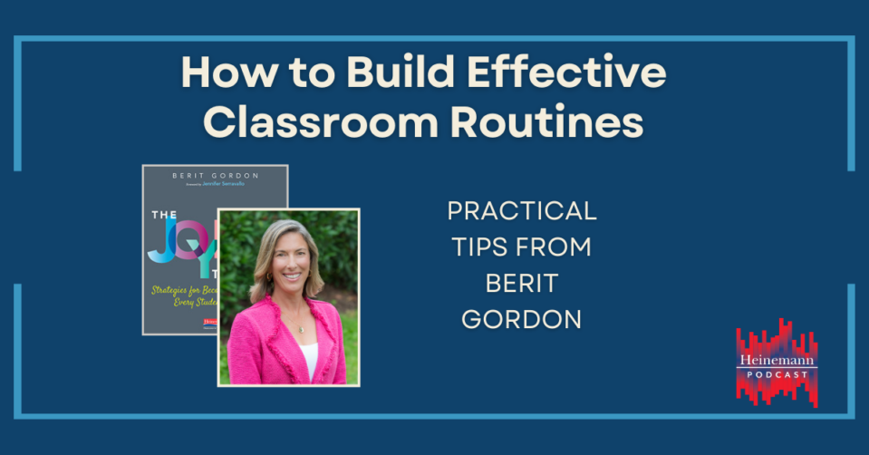 Teacher Tips with Berit Gordon