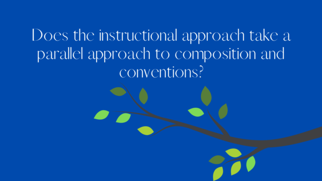 Parallel approach to composition and conventions