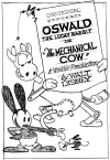 A sketch for a poster of The Mechanical Cow c. 1927