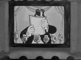 Screenshots from the 1932 Fleischer Studio cartoon Stopping the Show