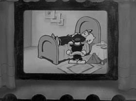Screenshots from the 1932 Fleischer Studio cartoon Stopping the Show