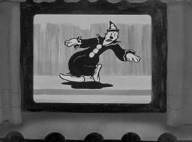 Screenshots from the 1932 Fleischer Studio cartoon Stopping the Show