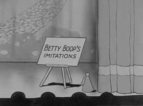 Screenshots from the 1932 Fleischer Studio cartoon Stopping the Show