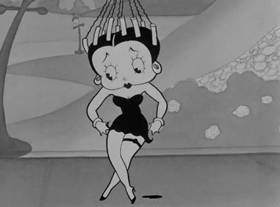 Screenshots from the 1932 Fleischer Studio cartoon Stopping the Show